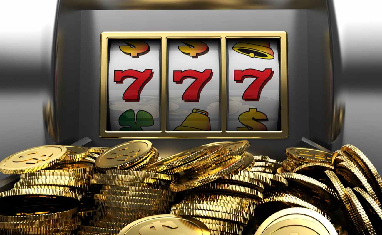 3d illustrations of slot machine win line and prize