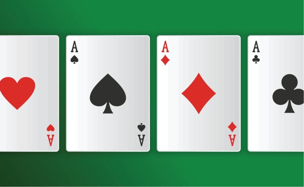 Quad Aces in Poker