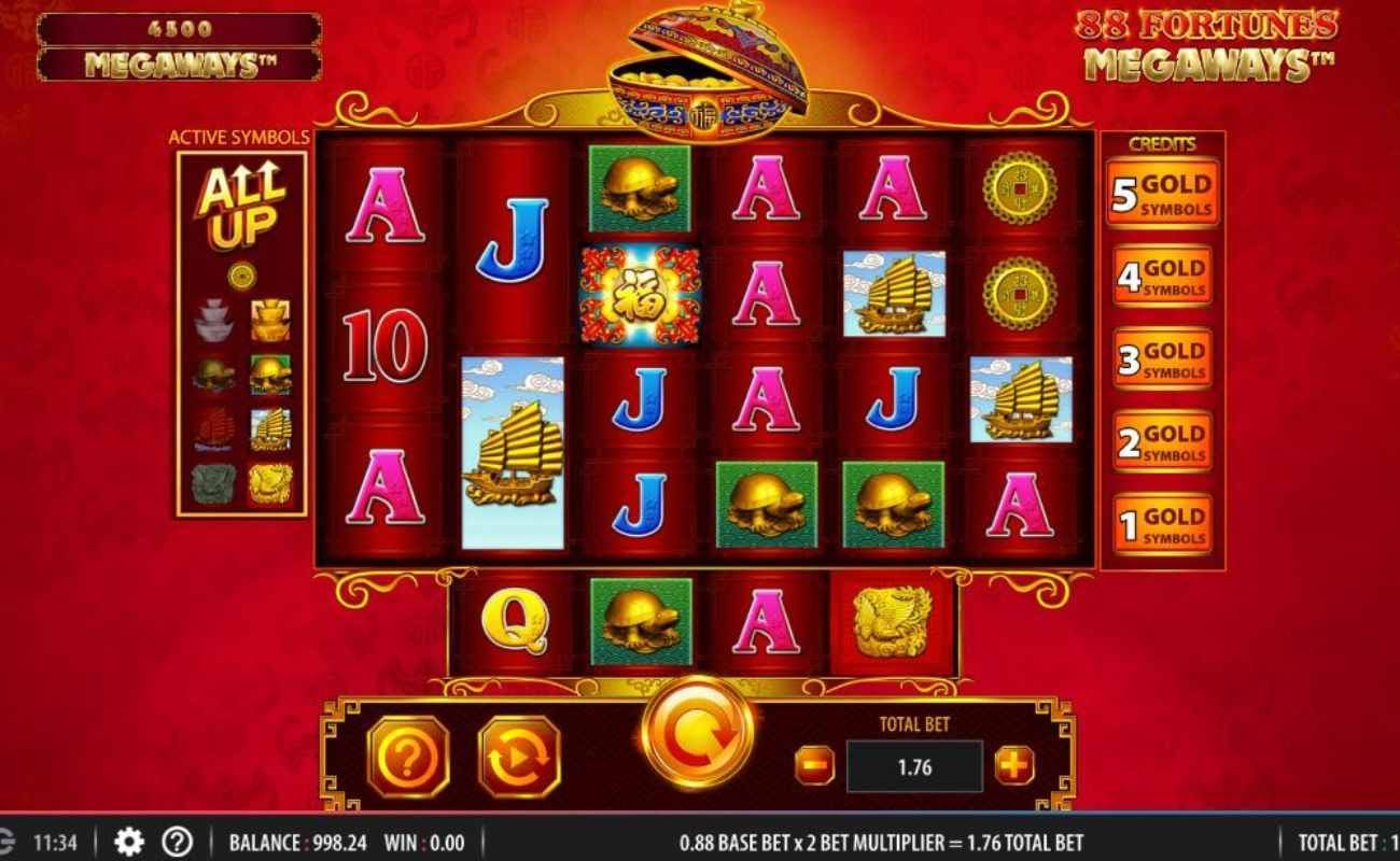 88 Fortunes Megaway online slot casino game