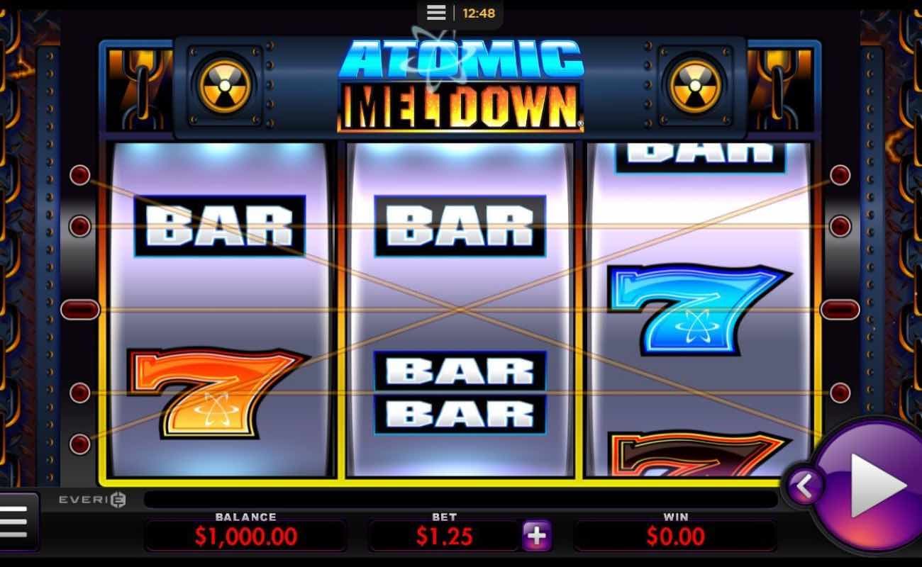 Atomic Meltdown online slot casino game by Everi