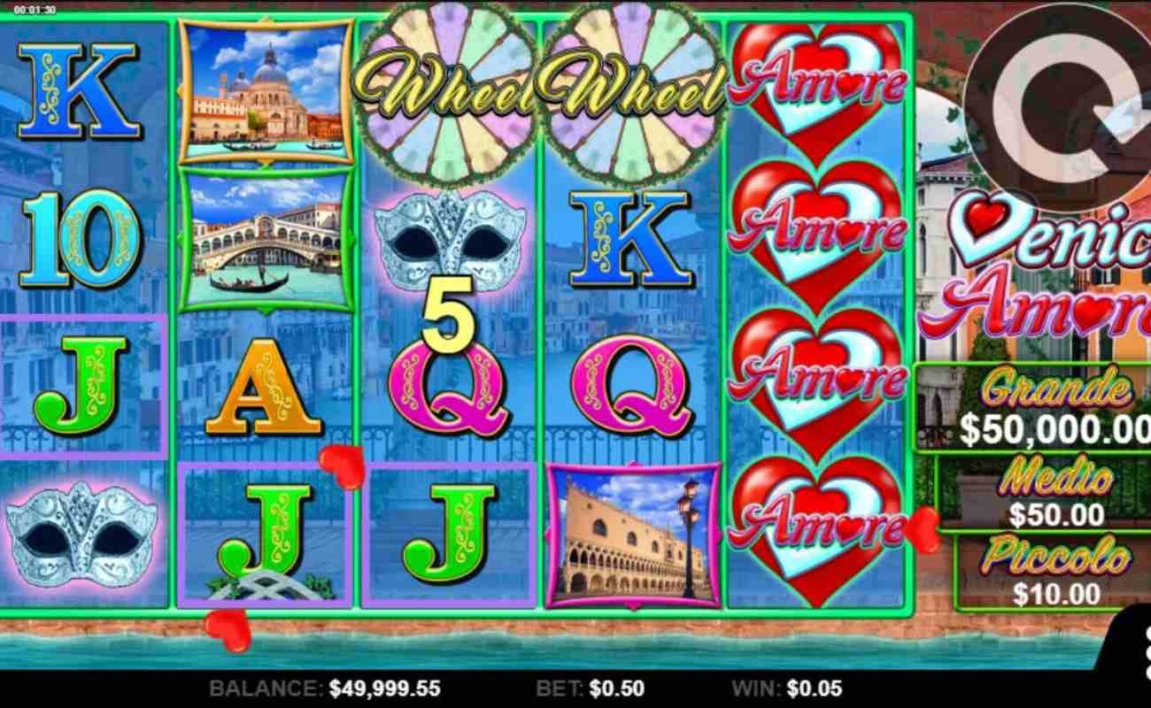 Venice Amore by Spin online slot casino game