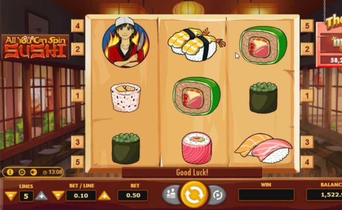 All You Can Spin Sushi online slot casino game