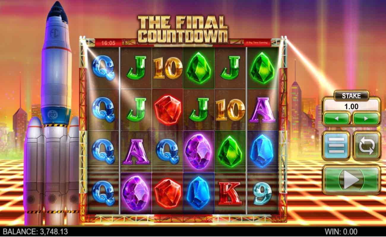 The Final Countdown online slots game by NYX