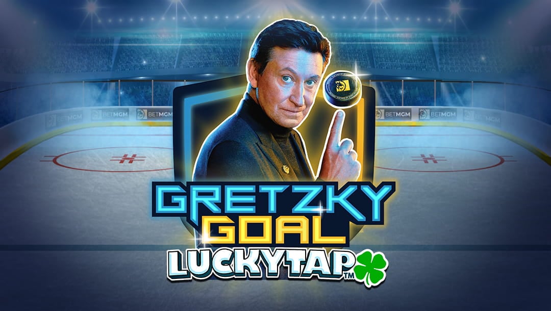 The logo of Gretzky Goal, the online slot game.