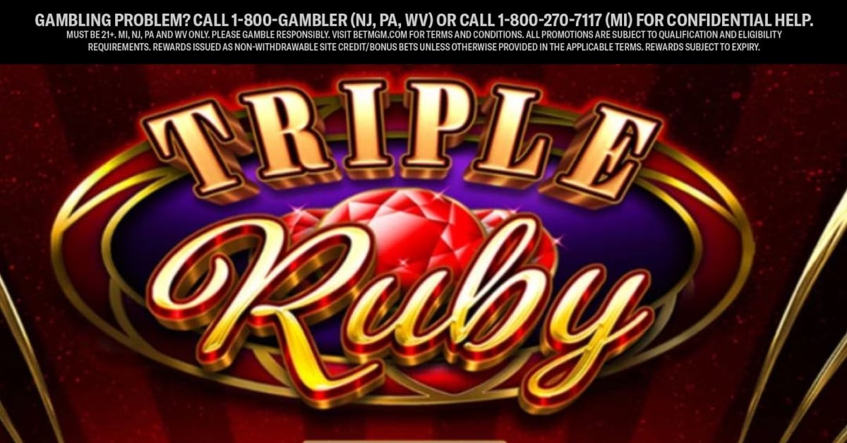 Play MGM Riches Triple Ruby at BetMGM